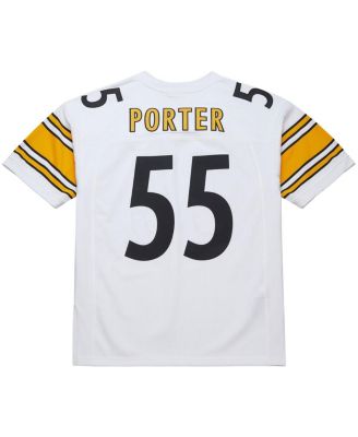 Men's&nbsp;Joey Porter White Pittsburgh Steelers 2005 Authentic Throwback Retired Player Jersey