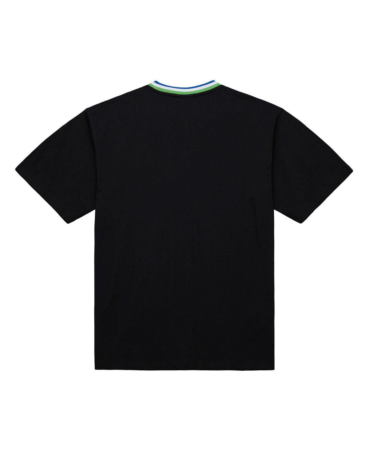 Mitchell & Ness Black Seattle Sounders Fc Playmaker T-shirt In Black