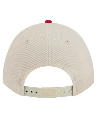 Men's Cream/Red Philadelphia Phillies Sided Corduroy 9FORTY A-Frame Adjustable Hat