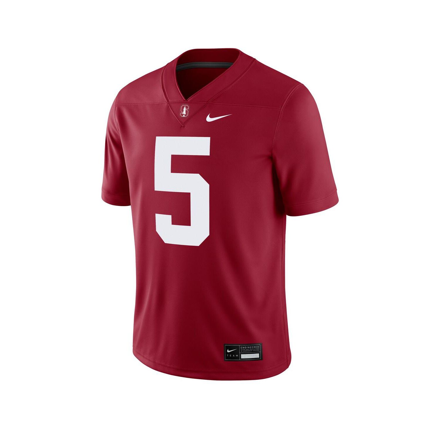 Men's Christian McCaffrey 5 Cardinal Stanford Cardinal Alumni Player Game Jersey