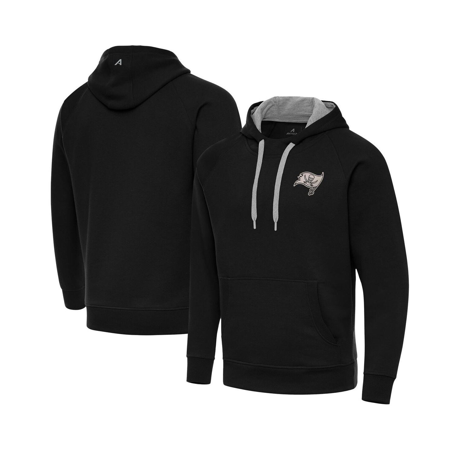 Men's Black Tampa Bay Buccaneers Brushed Carbon Victory Pullover Hoodie