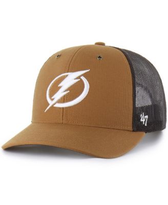 Carhartt x '47 - Men's Brown Tampa Bay Lightning Trucker Adjustable Hat