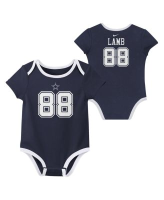 Baby Boys and Girls 3-Pack CeeDee Lamb Dallas Cowboys Name Number Bodysuit Set