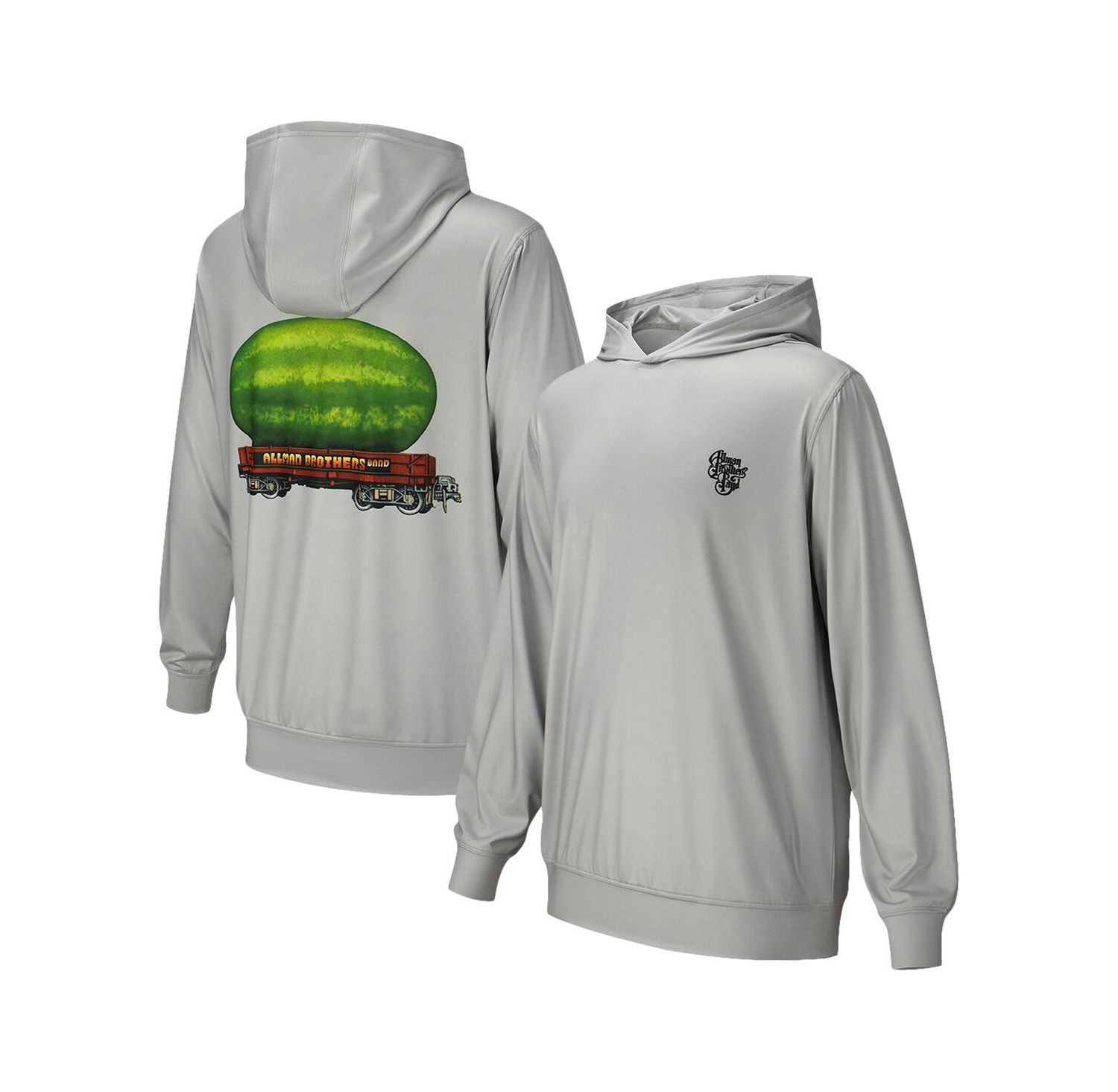 Men's and Women's Gray The Allman Brothers Band Watermelon Pullover Hoodie