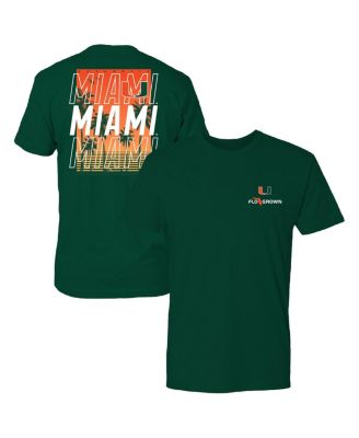 FLoGrown - Men's Green Miami Hurricanes Repeat Poster T-Shirt