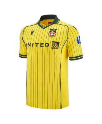 Men's Yellow Wrexham 2025/26 Away Replica Jersey