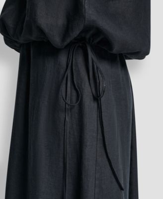 Women's Drawstring Hem Sleeveless Top