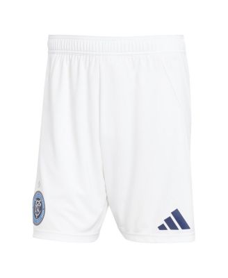adidas - Men's White New York City FC Home 2025 The Excelsior Kit Authentic Shorts