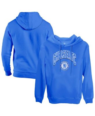 1863FC - Men's Blue Chelsea Retro Wordmark Pullover Hoodie