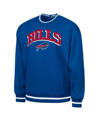 Men's Royal Buffalo Bills Adaptive Blocker Fleece Pullover Sweatshirt