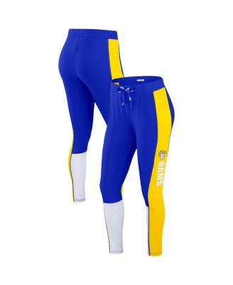 WEAR by Erin Andrews - Women's Royal/Gold Los Angeles Rams Color-Block Leggings