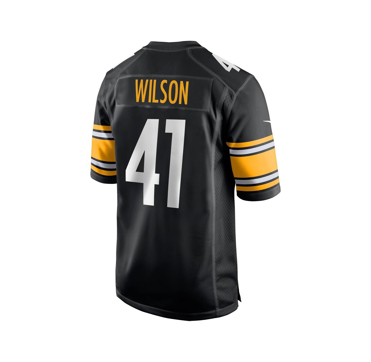 Men's Payton Wilson Black Pittsburgh Steelers Game Jersey