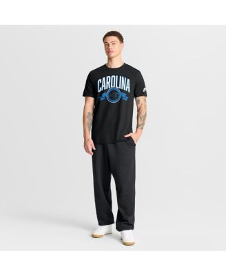 Men's Black Carolina Panthers Rewind Front and Back Hit Essential T-Shirt