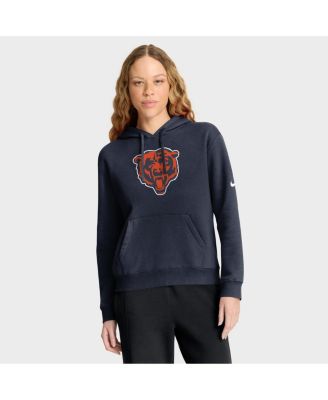 Nike - Women's Navy Chicago Bears Club Fleece Pullover Hoodie