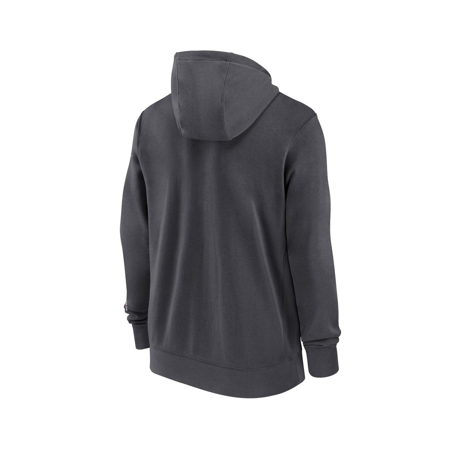 Men's Anthracite Arizona Cardinals Primetime Club Full-Zip Hoodie