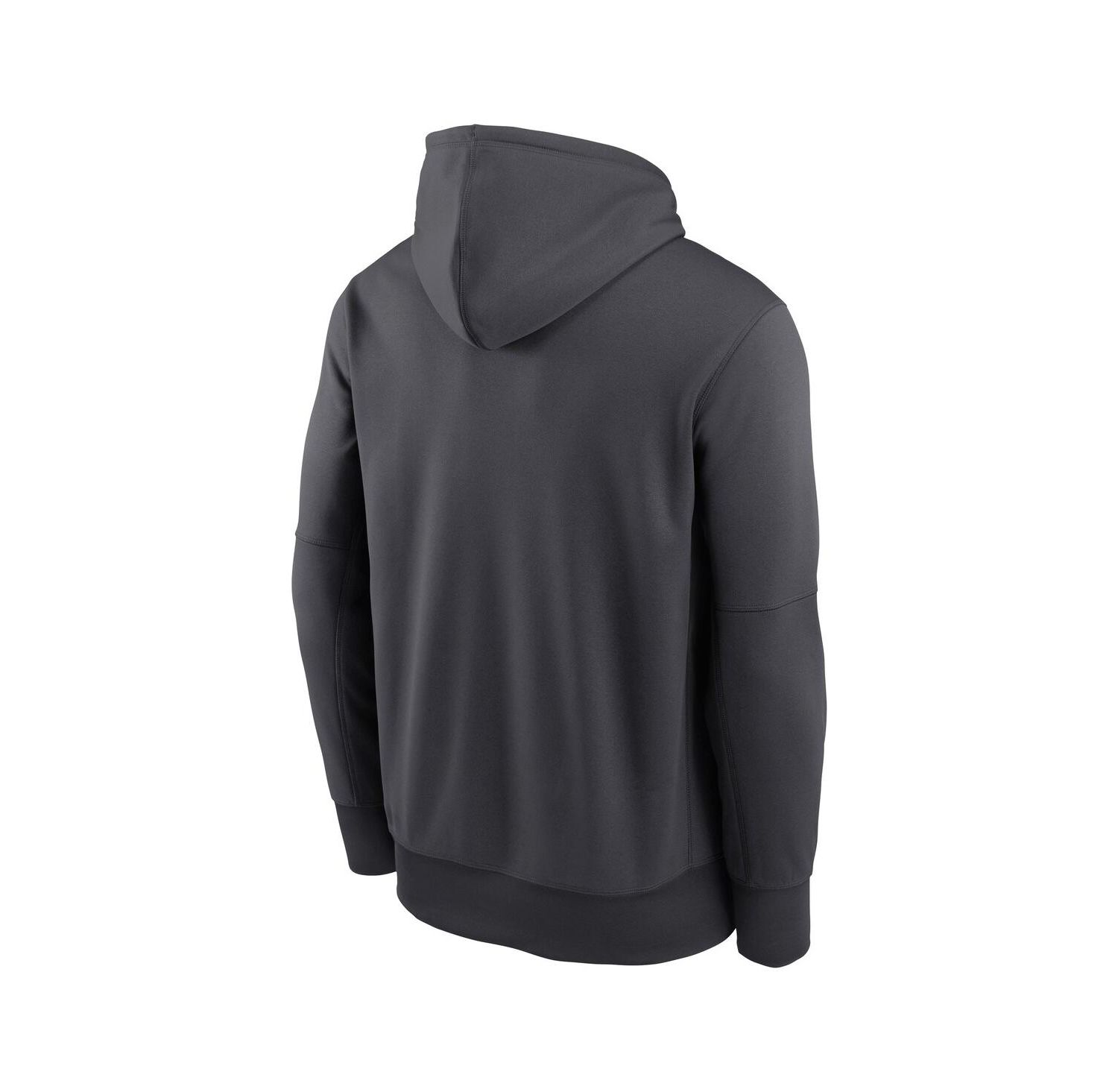 Men's Anthracite New York Jets Toss Sweep Performance Pullover Hoodie