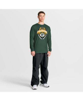 Men's Green Green Bay Packers Primetime Legend Icon Performance Long Sleeve T-Shirt