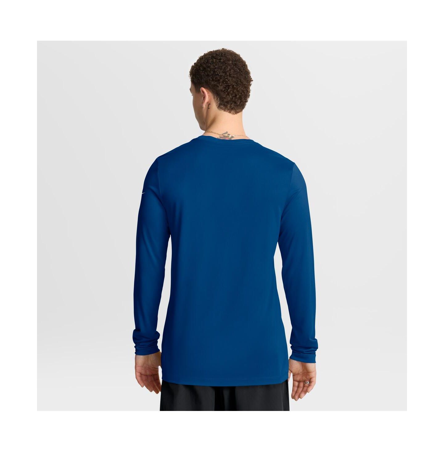 Мужская футболка Nike Royal Indianapolis Colts Primetime Legend Icon Performance Long Sleeve — фото 2