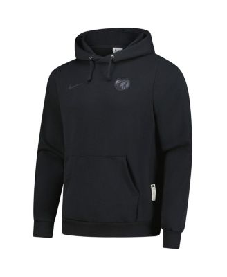 Men's Black Minnesota Timberwolves Authentic Travel Standard Issue Dri-Fit Hoodie