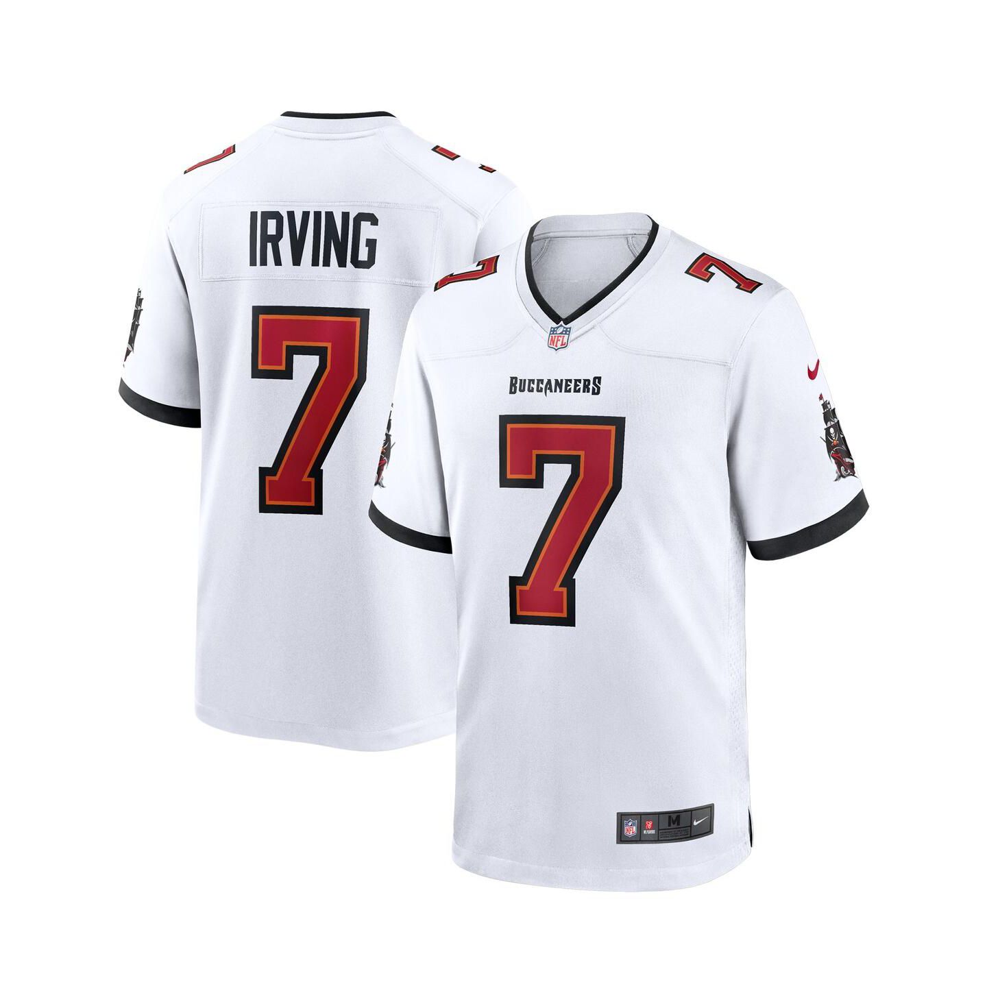 Мужское игровое джерси Nike Bucky Irving Tampa Bay Buccaneers, White — фото 1