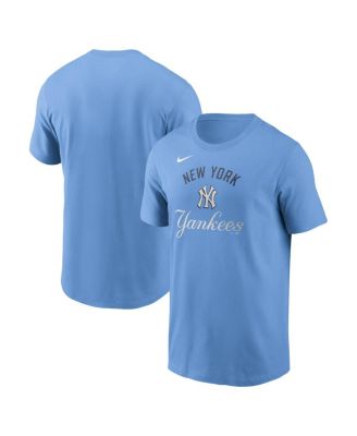 Nike - Men's Light Blue New York Yankees Early Innings Stack T-Shirt
