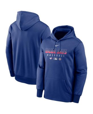 Nike - Men's Royal Toronto Blue Jays Authentic Collection Therma Performance Pullover Hoodie