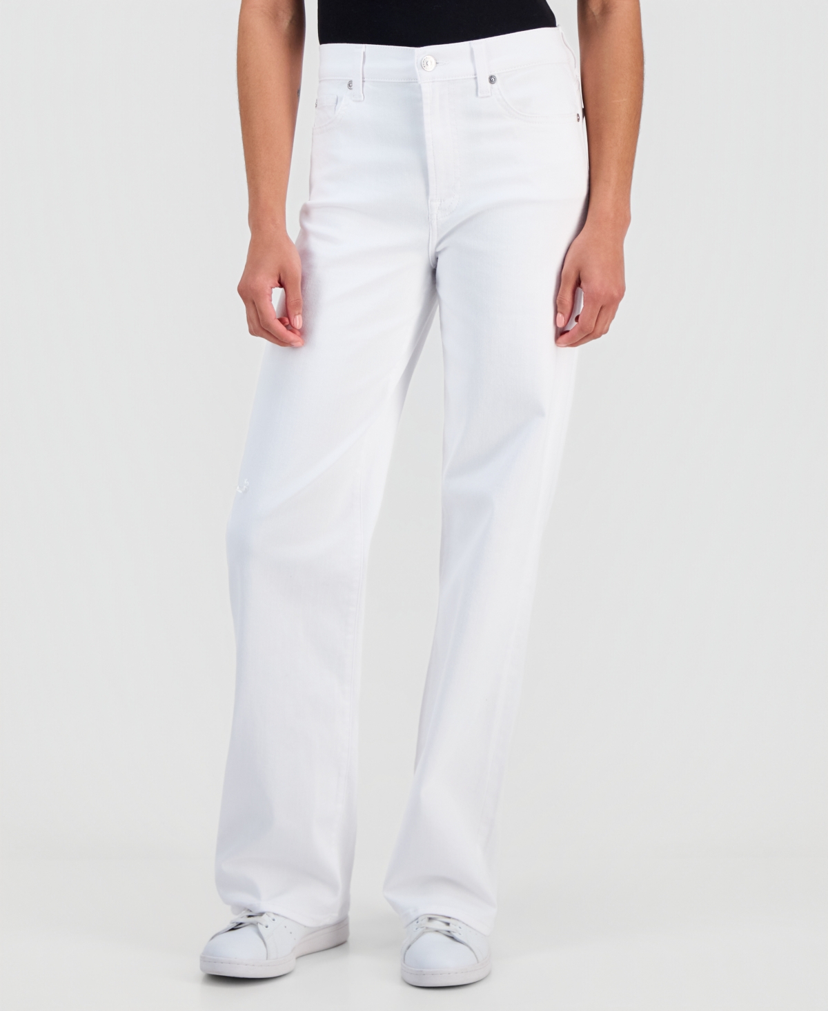 7 For All Mankind Women's Alexa Cropped Jeans In Animal Print