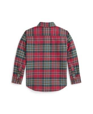 Boys' 2-7 Plaid Flannel Shirt