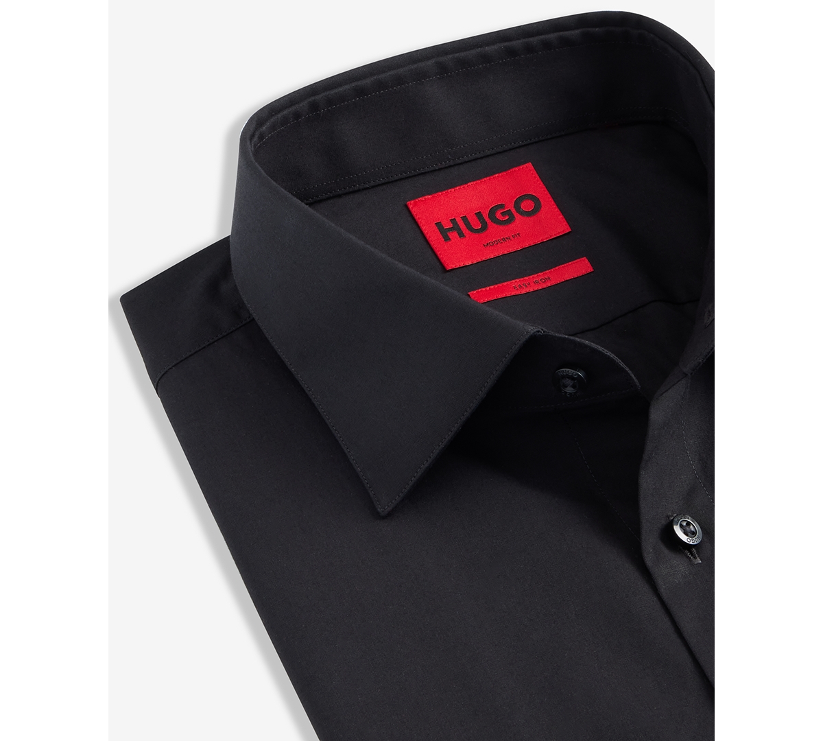 Hugo Boss Men's Valerio Long Sleeve Button-front Geo Print Shirt In Black