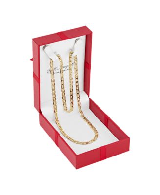 Lightweight Polished Mariner Link 24" Chain Necklace (5.5MM) in 14k Gold