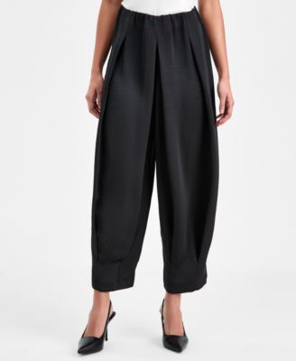Women's Bubble-Waist Cropped Pants, Macy's Exclusive