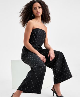 Women's Embellished Strapless Jumpsuit, Macy's Exclusive