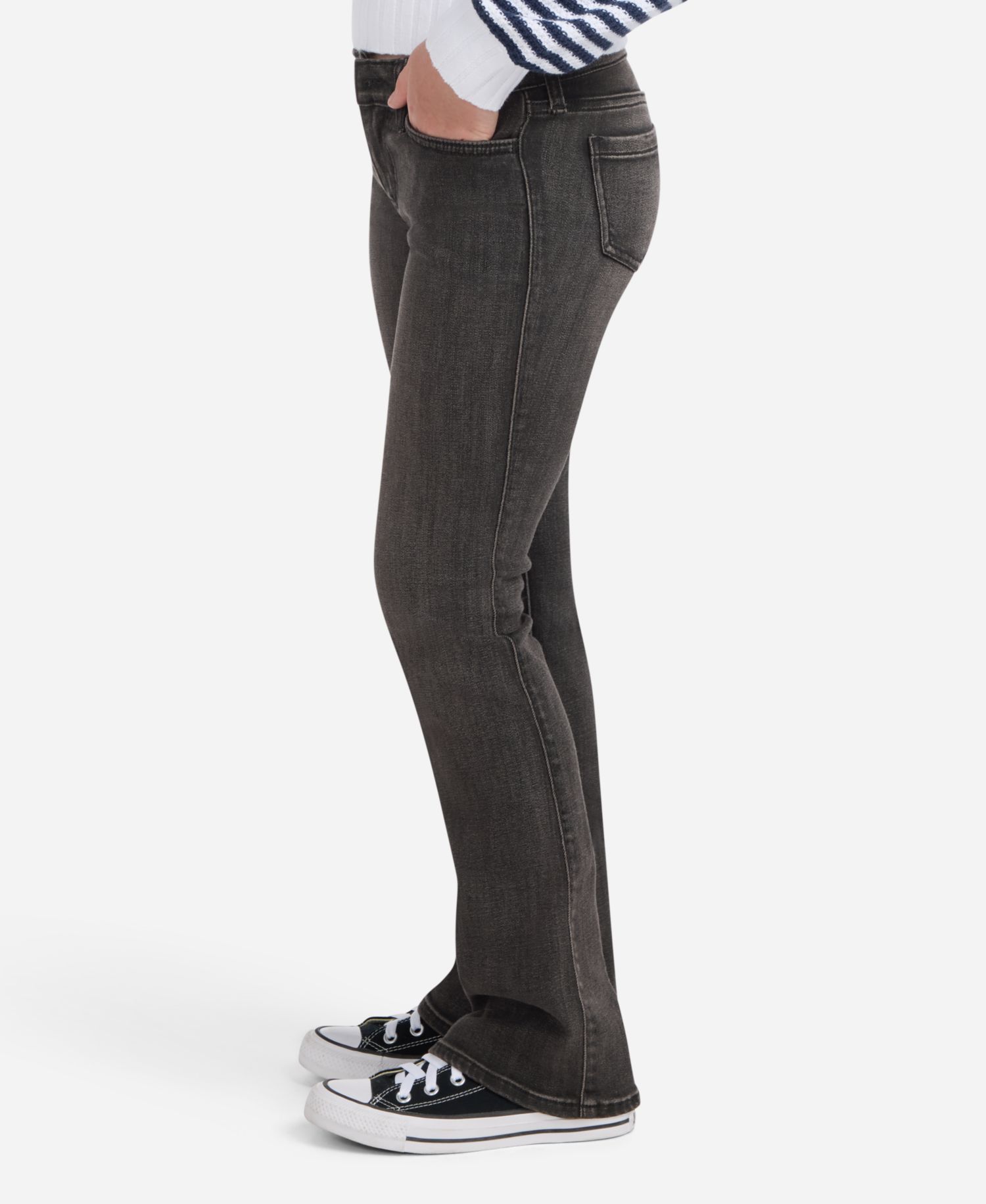Girls' 5-18 Low Rise Bootcut Jeans