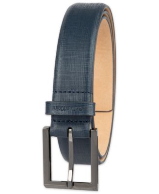 Sleek Saffiano Dress Belt