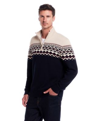 Men's Icelandic Quarter Zip Sweater