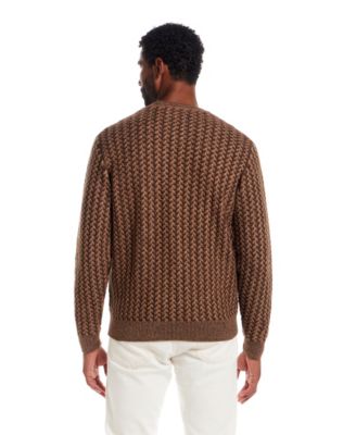 Men's Braided Crewneck Sweater