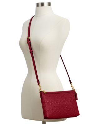 Legacy Small Signature Patent Leather Crossbody Bag