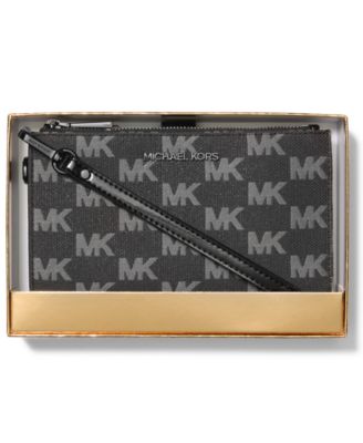 Jet Set Double Zip Wristlet