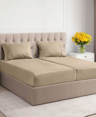 5 Piece 100% Cotton 400 Thread Count Sheet Set - Split King