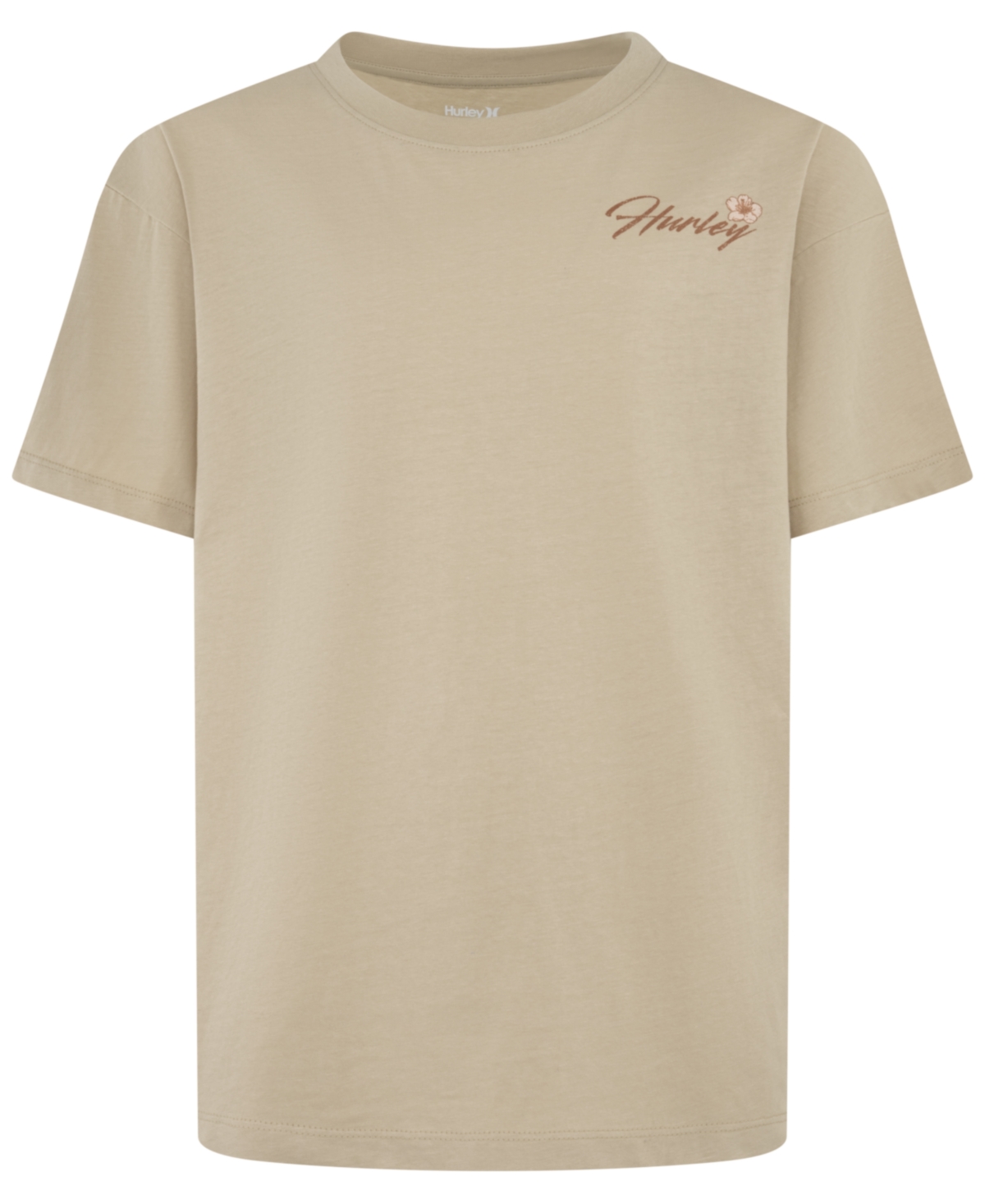 Hurley Kids' Girls 7-16 Oversized Tiger T-shirt In Neutral