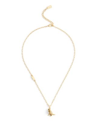 Gold Plated Rexy Pendant Necklace