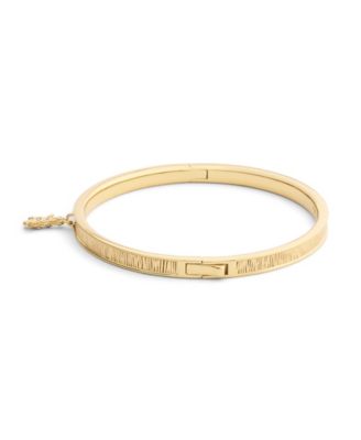 Gold Plated Rexy Charm Bangle Bracelets