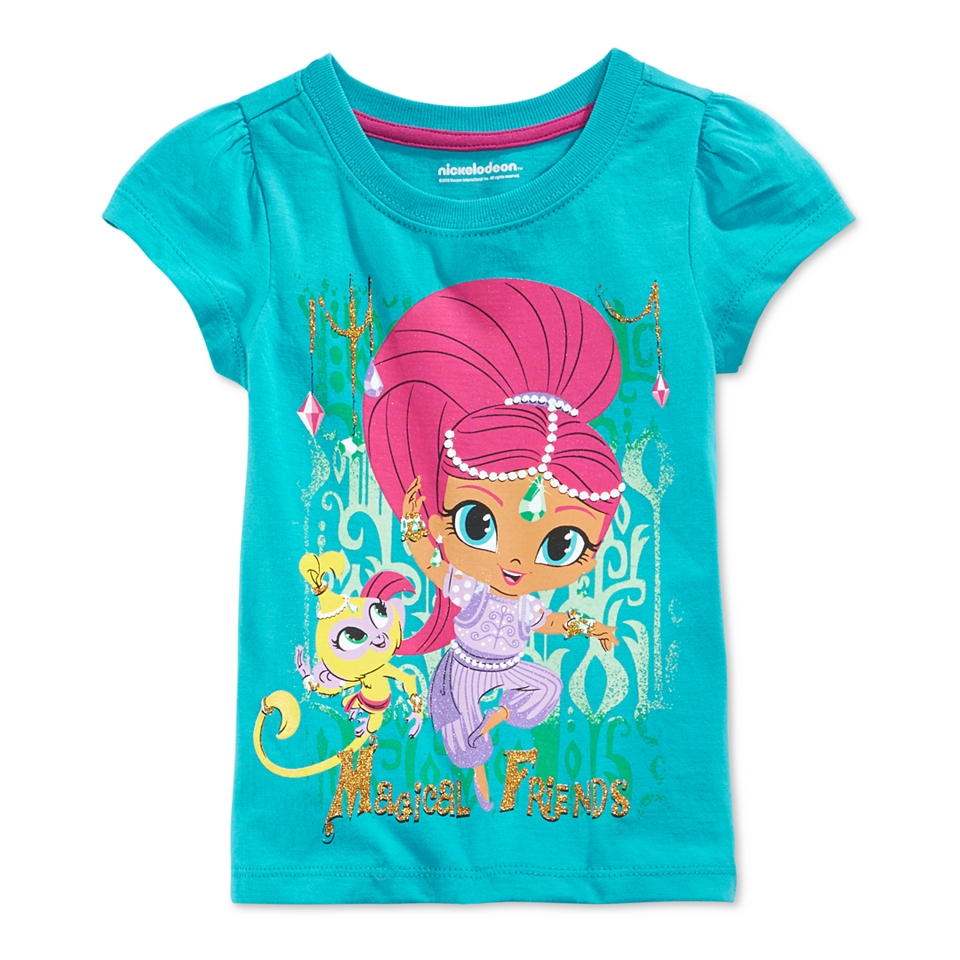 Nannette Toddler Girls Shimmer and Shine Magical Friends T Shirt