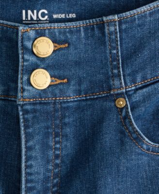 Women's High-Rise Wide-Leg Jeans, Macy's Exclusive