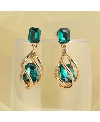 Women's Spiral Drop Earrings