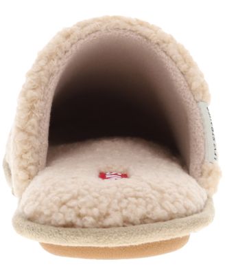 Women's Lacey Round Toe Lightweight Scuff Slippers