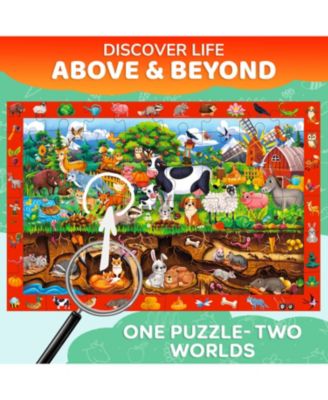 2x3 FT Giant Search and Find Above & Beyond Floor Puzzle for Kids Ages 4-8