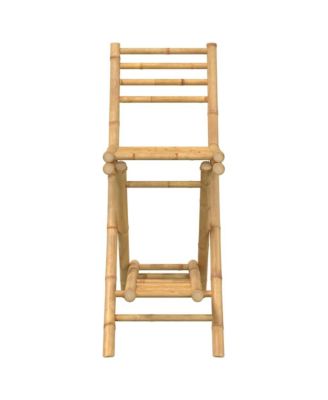 Outdoor Bar Stool Natural Bamboo Standard Outdoor Bar Stool Size