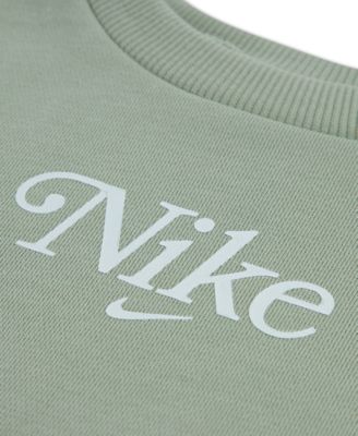 Girls 2T-6X 2-Piece Solid Crewneck Top and Leggings Set