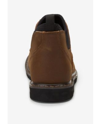 Men's by KingSize Pull-On Leather Boots